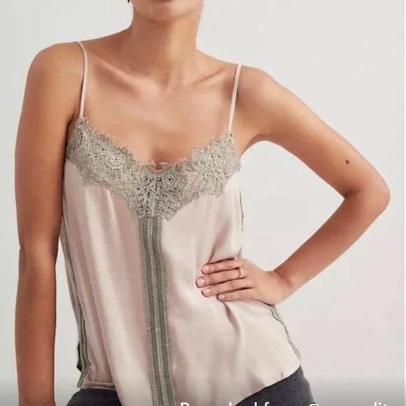 Anthropologie Tops - Anthropologie Tiny Brand women’s Stella Lace Cami Size XS Feminine
